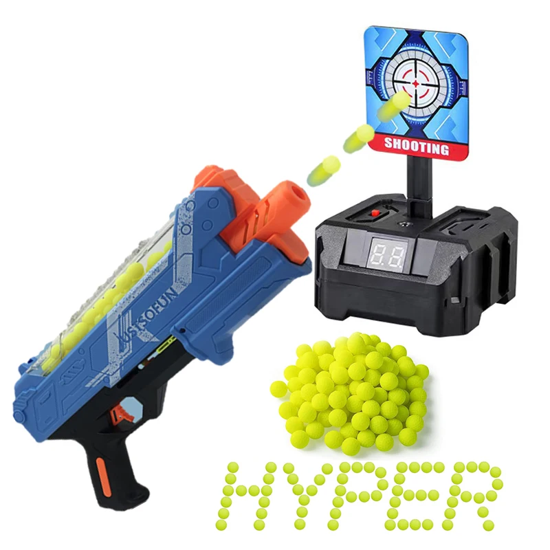 100 Rounds Boost Refill for Hyper Blasters Stock Up Hyper Games for Boys and Girls Ourdoor Play Game Electric Target Scoring