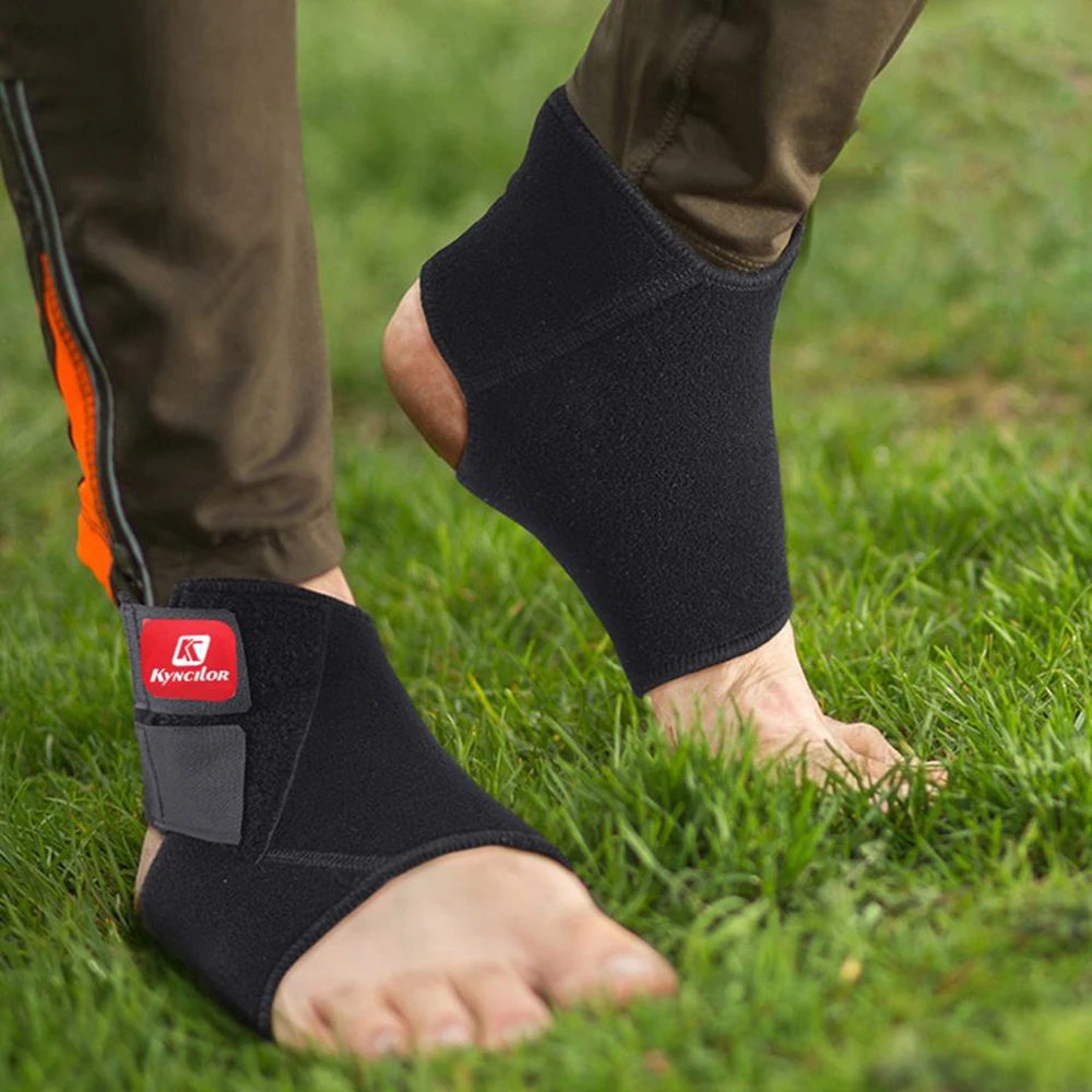 1Pcs Wrap ข้อเท้าข้อเท้าผู้ชายผู้หญิงการบีบอัดอุปกรณ์พยุงข้อเท้า Breathable ข้อเท้ารั้ง Stabilizer กีฬาข้อเท้า Guard
