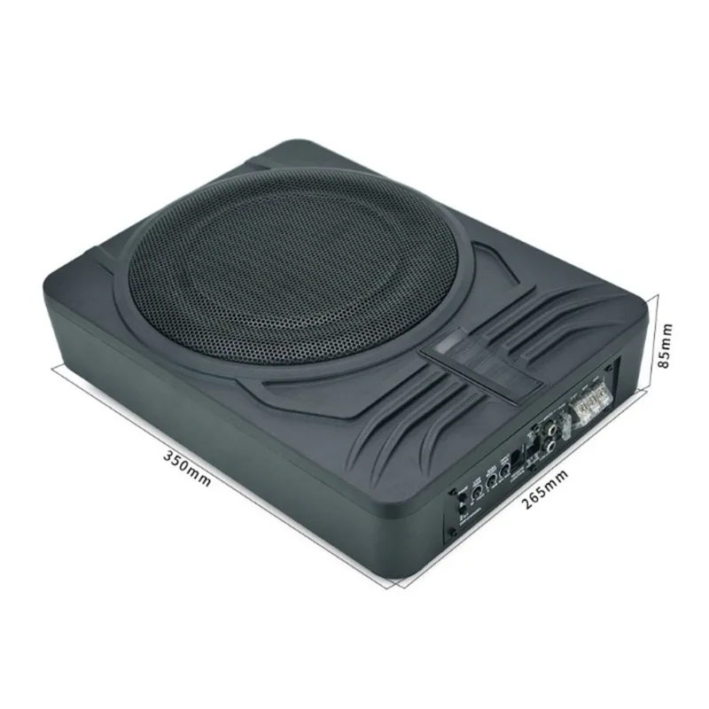 12V high-power aluminum alloy car speakers, 10-inch small steel cannon modified under the seat audio