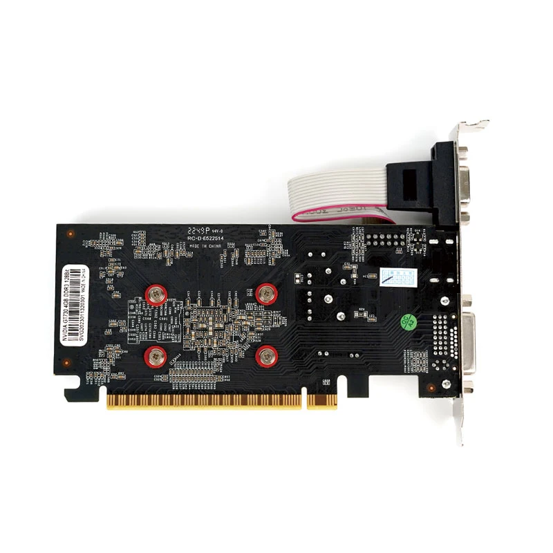 وحدة معالجة الرسومات SEJISHI GT730 4GB DDR3 مناسبة للميزانية - تشغيل فيديو عالي الوضوح، استهلاك منخفض للطاقة، عامل شكل صغير