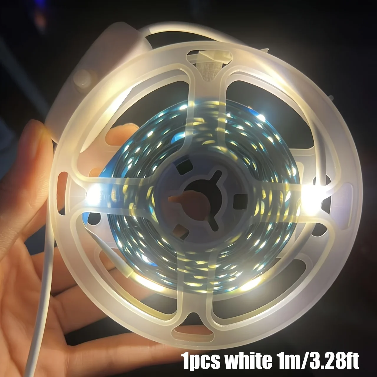 3.2ft-100ft Warm White LED Strip Lights,USB Powered, Cuttable, With On/Off Switch, Suitable For Bedroom, Kitchen, Mirror, Home D