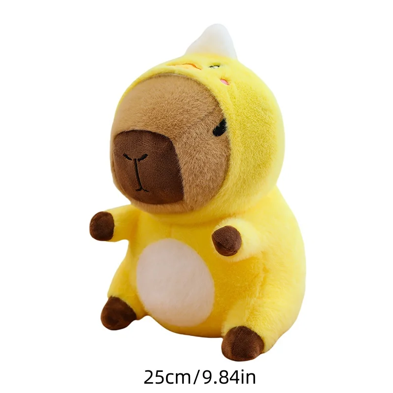 1pcs25cm transformez en capybara poupée kapibala peluche poupée machine poupée saint valentin cadeau mariage lancer peluche jouet