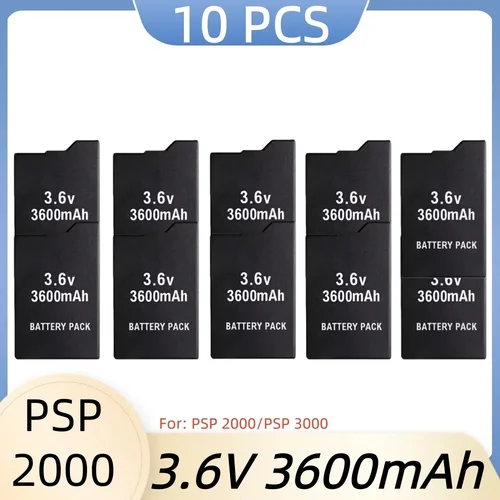 Imagen 2 del producto 3,6 V para PSP 2000/3000 3600mAh batería de litio recargable para PSP 1000 PSP-S110 3600mAh baterías de litio