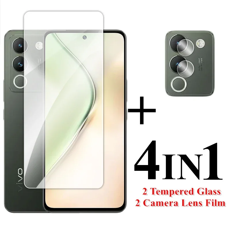 

For Vivo V29e Glass 6.67 inch Transparent 9H Screen Protector For Vivo V29e 5G Global Tempered Glass For Vivo V29e Lens Film