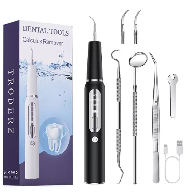 

Ультразвуковой очиститель зубов для домашних животных Средство для удаления зубного камня для собак Инструменты для чистки полости рта для кошек и собак для удаления пятен на зубах