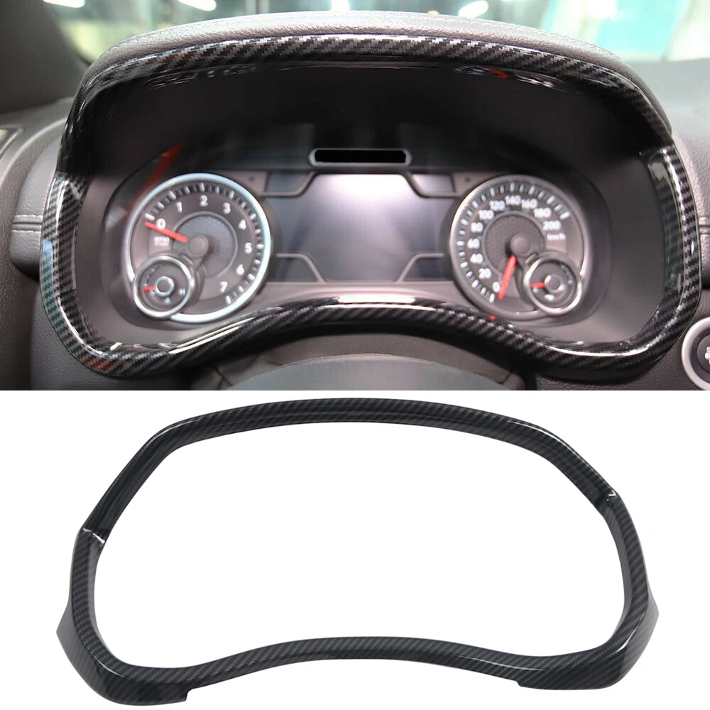 

for Ram 1500 2019-2023, Ram TRX 2021-2023 Dashboard Overlay Carbon Fiber ABS Plastic 1pcs