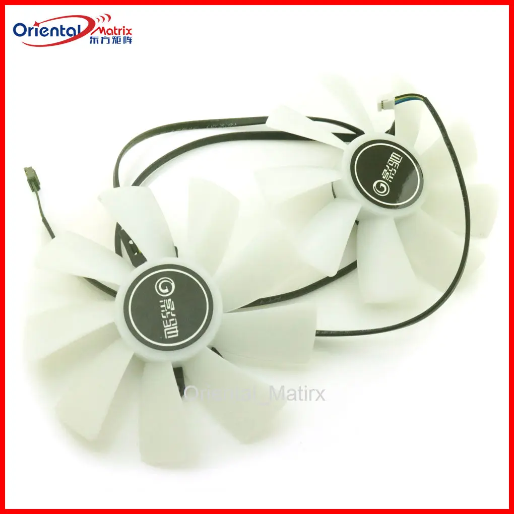 

2 шт./лот CFM10012H12SPA 12 в 100 мм VGA вентилятор для GALAX RTX2070 RTX2080 RTX2080SUPER EX White V2 охлаждающий вентилятор для видеокарты