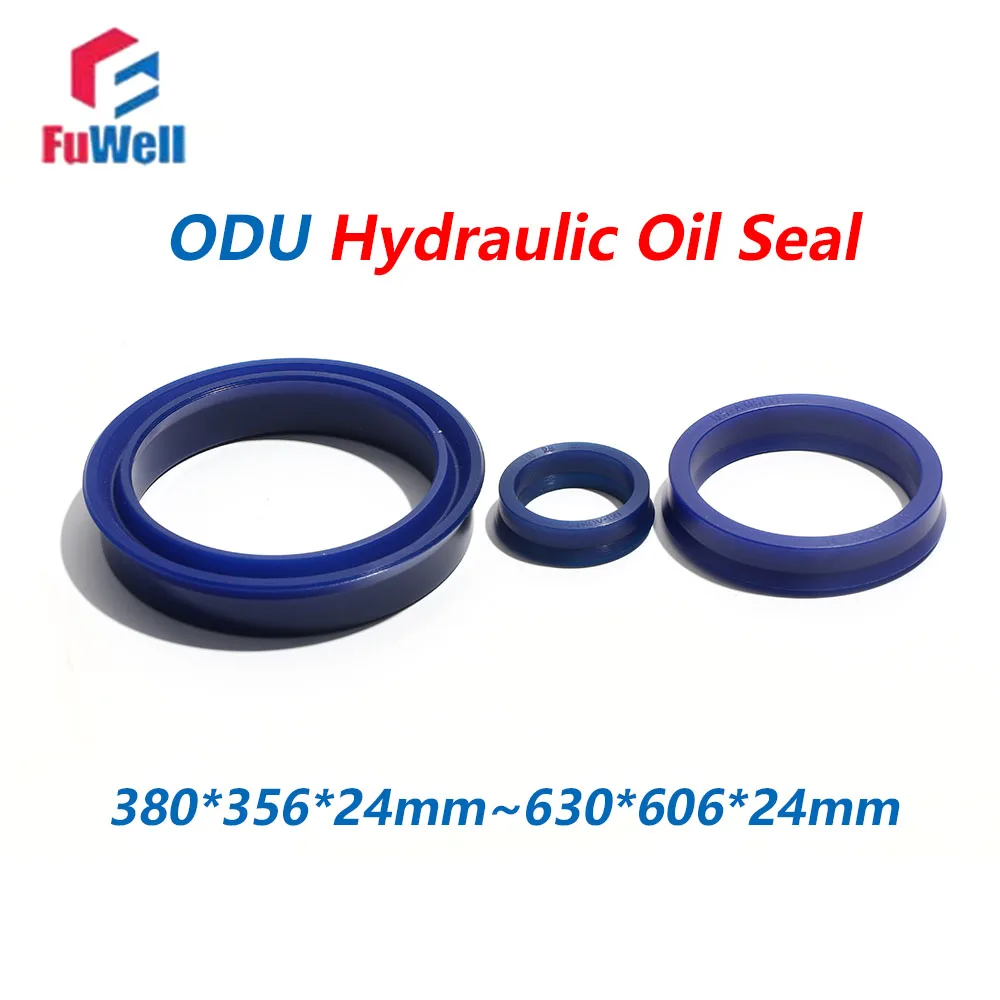 Fuwell 1pcs ODU Polyurethane Hydraulic Oil Seal Ring PU Cylinder Sealing O-Ring for 380-630mm Diameter Oil Resist 24mm Thickness