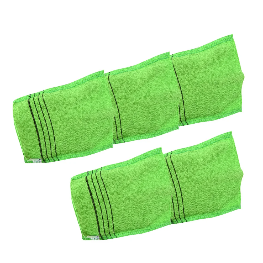 5 قطعة قماش حمام التقشير غسل الجسم الغسيل منشفة استحمام نظيفة عميقة إزالة الجلد الميت عرق الشحوم اكسسوارات الحمام