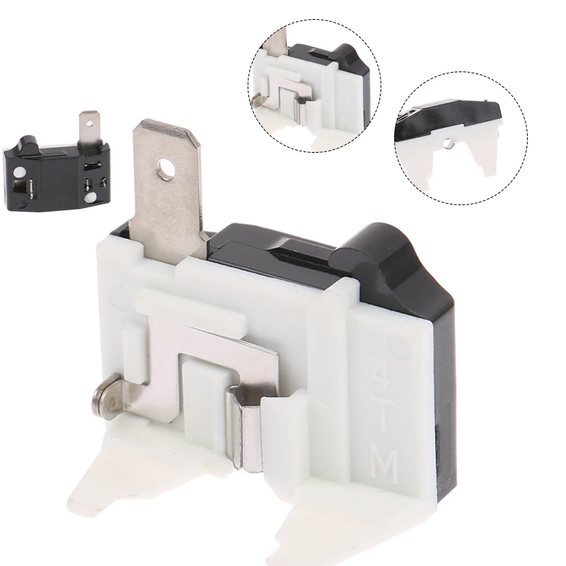 High-quality 4TM 110/220V Refrigerator Overload Protector Freezer Replacement Part Relay 1/2 1/3 1/4 1/5 1/6 1/7 1/8HP Protector