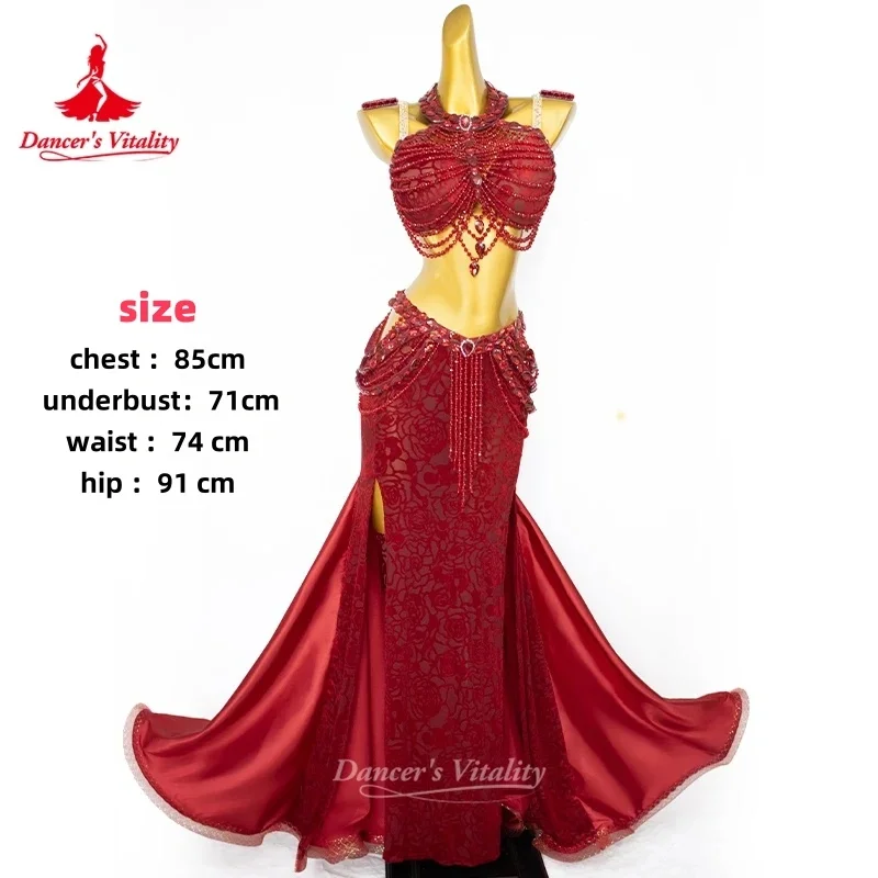 عرض خاص التخليص: أزياء أداء الرقص الشرقي للنساء البالغات، أزياء المنافسة الفاخرة الراقية، مجموعة الرقص الشرقي