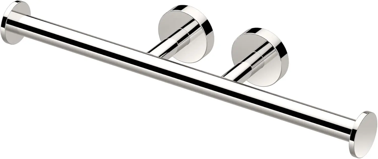 

4313A Glam Double Toilet Paper Holder, Polished Nickel