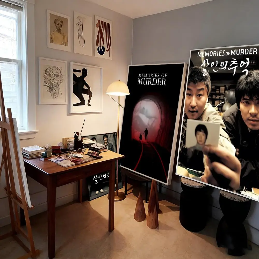 Movie Memories of Murder Poster Home self-adhesive waterproof wall sticker, aesthetic decor for living room, bedroom and bar