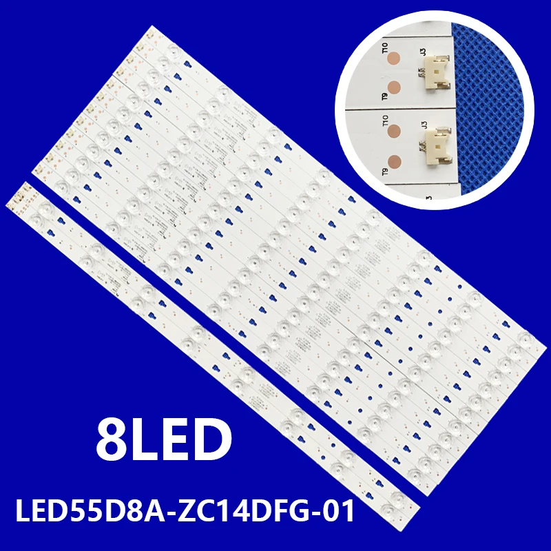 

14 шт. светодиодные ленты для телевизора HAIER 55 LED55D8A-ZC14DFG-01 LED55D8B 30355008220 LE55U6500U LED55D8A LS55AL88A72/71 U55X31 D5551A