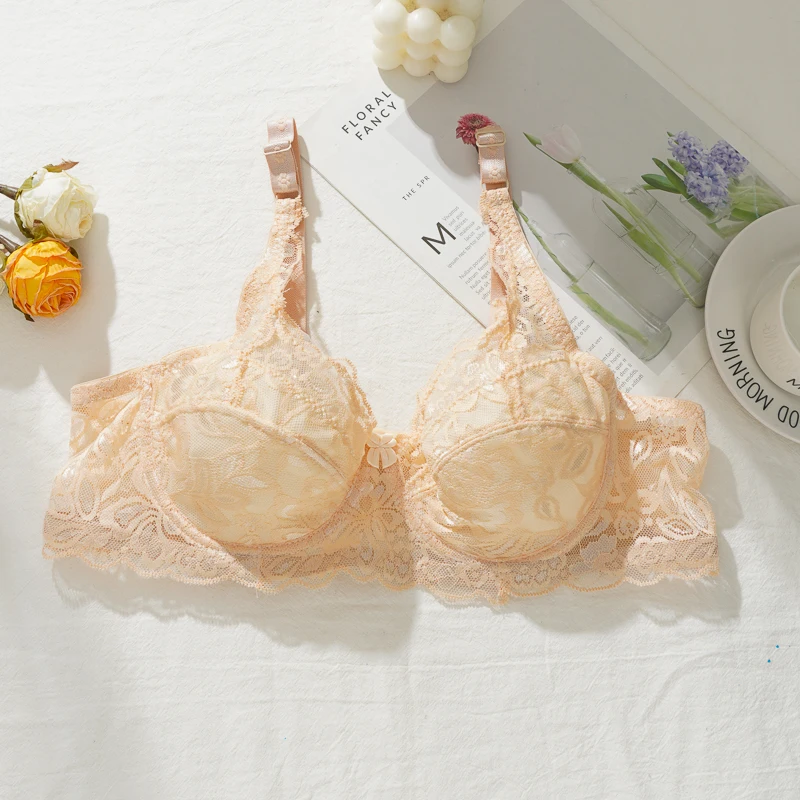 Women's Sexy Lace Thin Push Up Bra