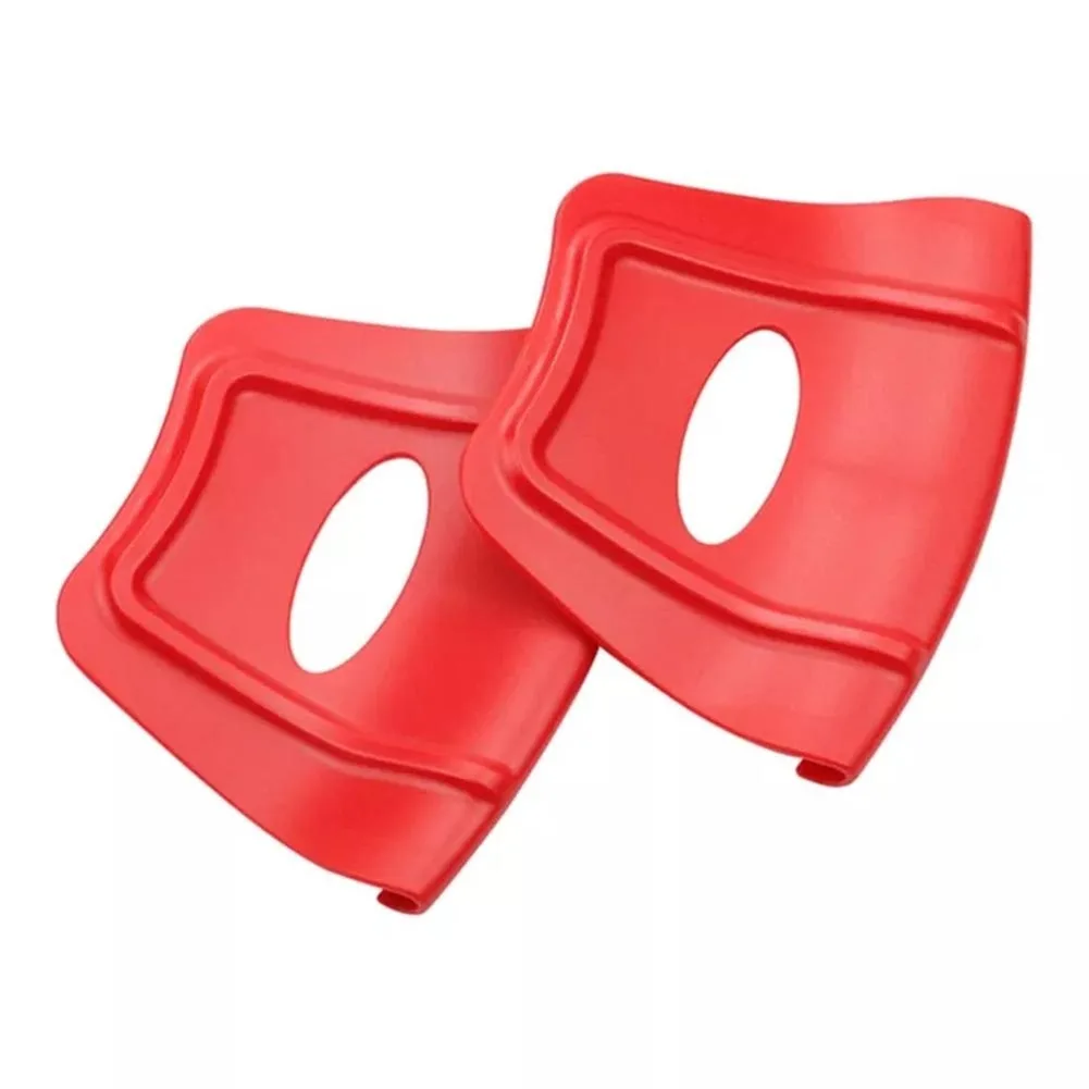 ABS Motorcycle Rim Protector for Tire Changer Systems Featuring Extended Apron Design to Protect Hands Spokes and Wheel Surfaces