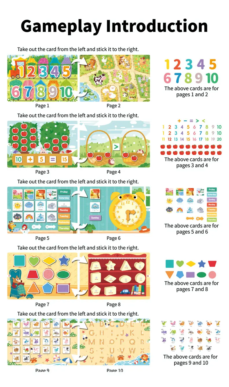 Montessori Baby Beschäftigt Buch Mein Erstes Ruhiges Buch Paste Frühes Lernen Bildung Spielzeug Kinder Passende Spiel Spielzeug für Kinder 1 2 3 jahre – Detail 19