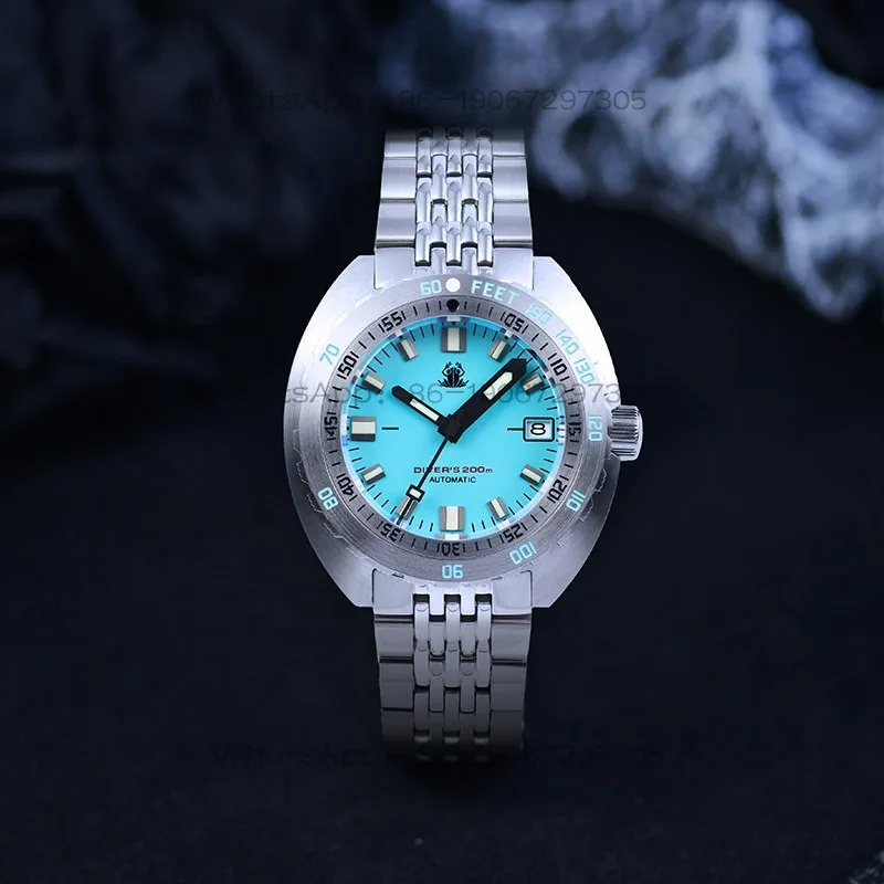 Time Diving Watch 200 Meters Waterproof Mechanical Men's Watch