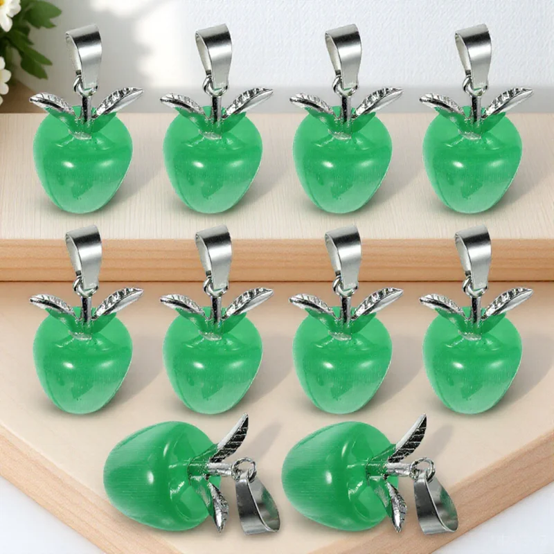 

10pcs Cat Eye Stone Pendants Keychain Charms Jewelry Making Supplies Creative Diy Mini Trinkets Bulk Crafts For Adults