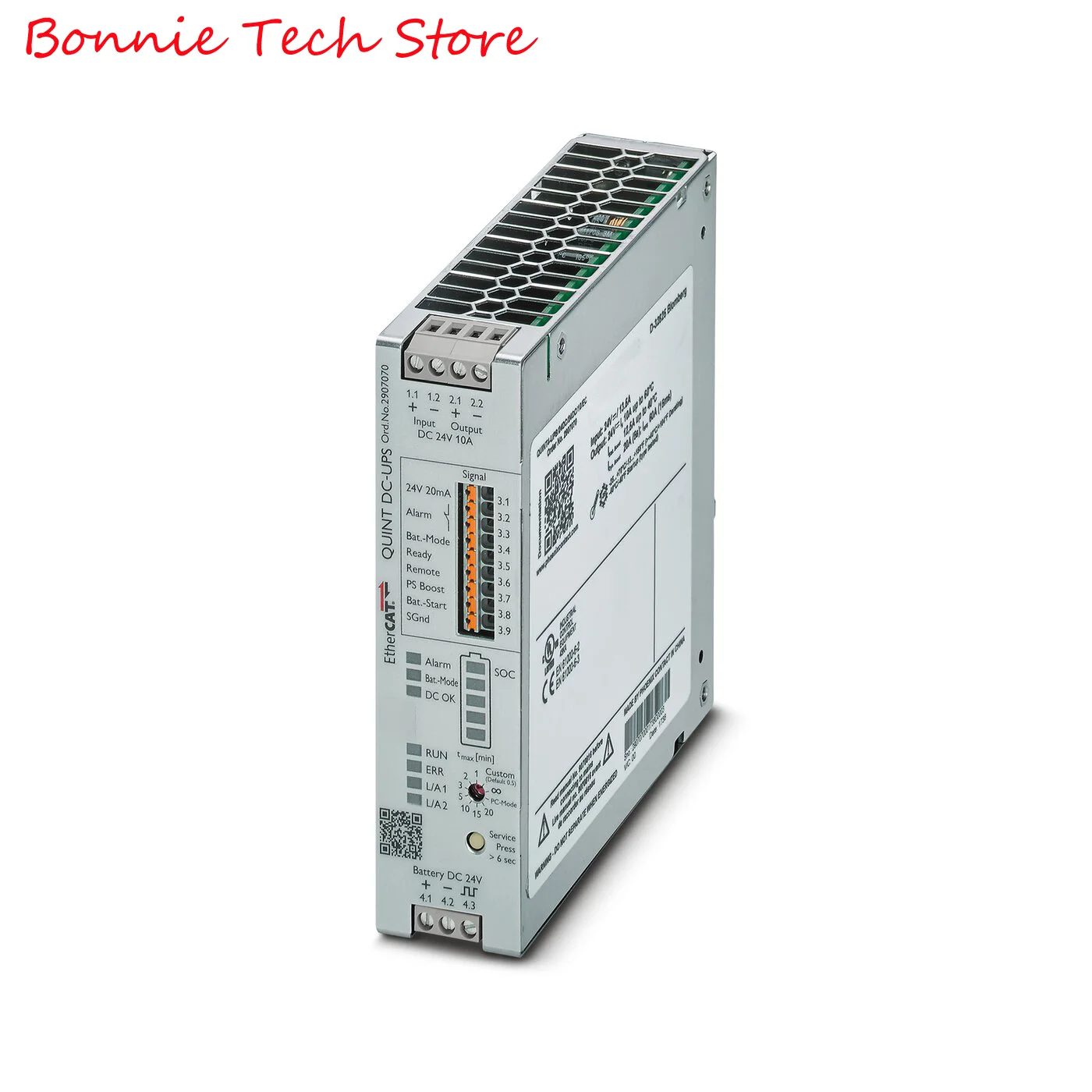 

2907070 for Phoenix Uninterruptible power supply - QUINT4-UPS/24DC/24DC/10/EC