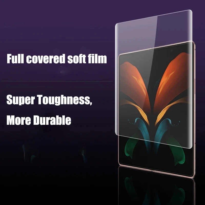 Protectores de pantalla frontal y trasera para Samsung Galaxy Z Fold 6 5 4, película de hidrogel de diamante Z Flip 3 2, 5G, Fold6, Flip6, Fold4,