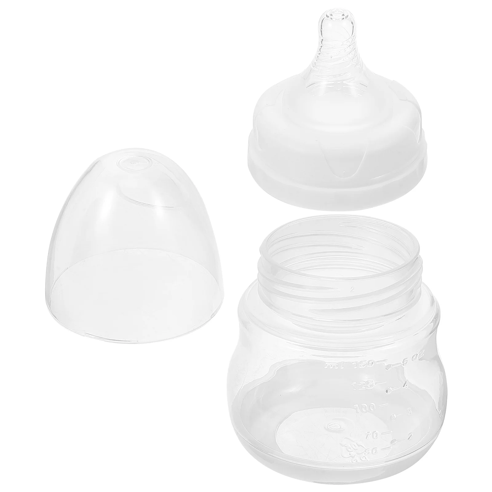 Breast Pump Bottle Milk for Storage Plastic Feeding Wide Neck Breastmilk Container Pp Anti-leak