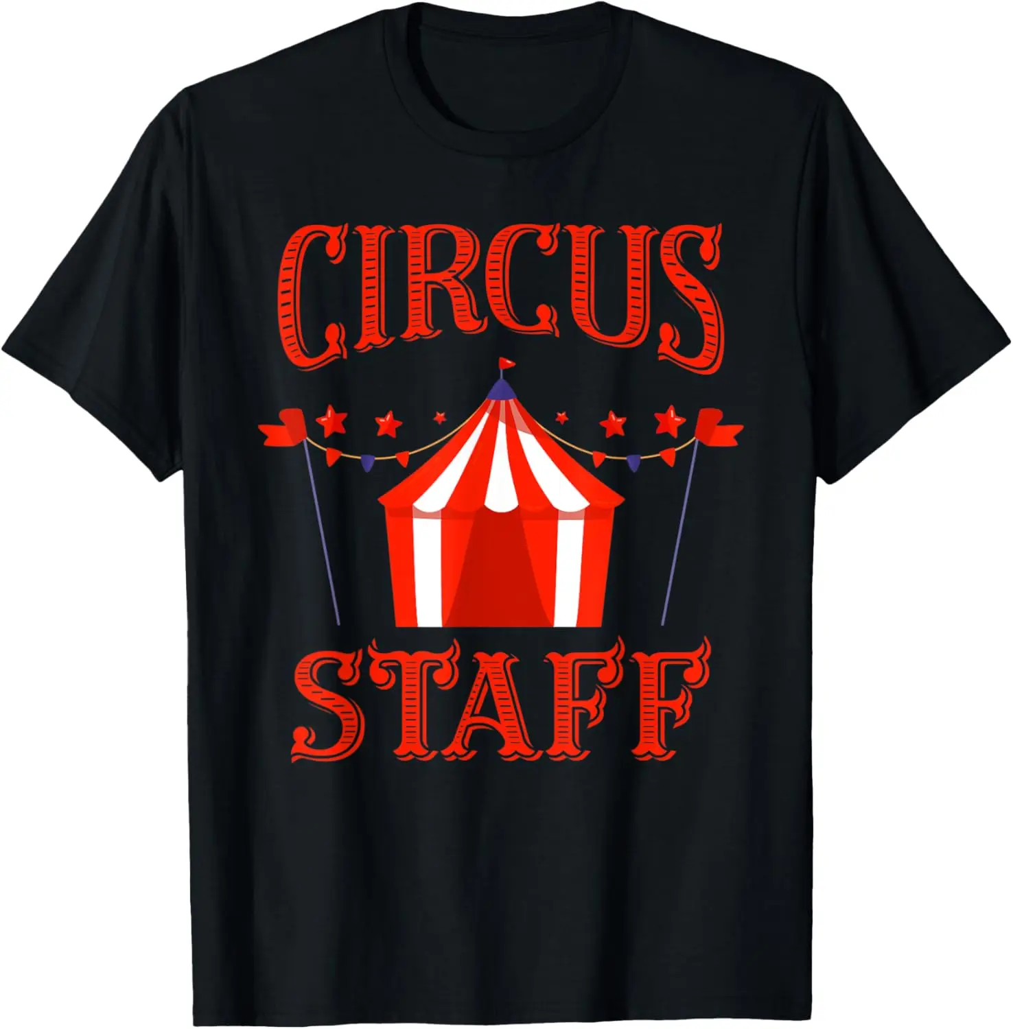 

Vintage Circus Themed Birthday Party T Shirt - Circus Staff T-Shirt