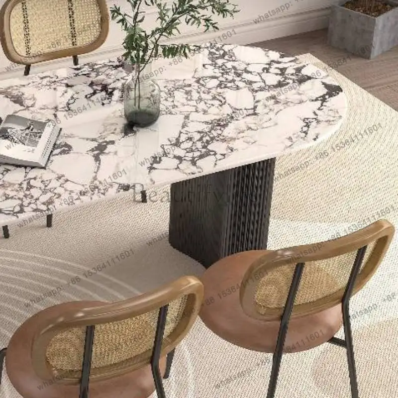 PJ Designer Style Dining Tables Space Small Base Extending Luxury Dining Tables