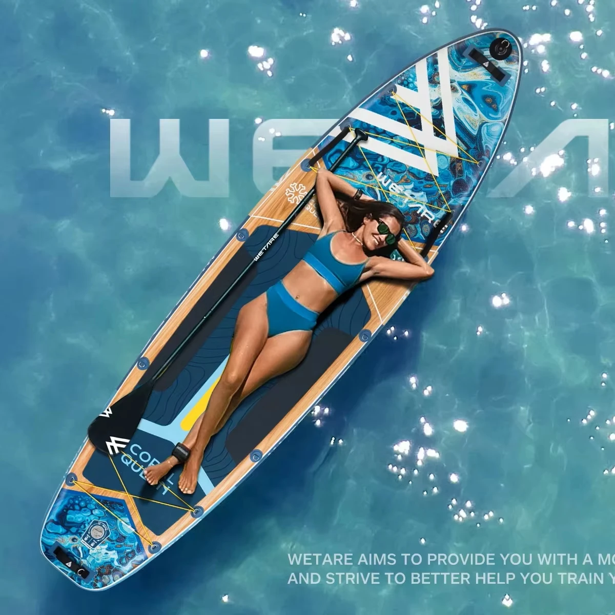 Paddleboard Longboard Tavola da surf gonfiabile Stand up Paddle Board con accessori