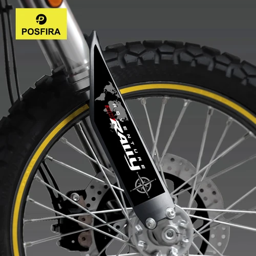 POSFIRA, pegatinas para guardabarros delantero de motocicleta, calcomanías de vinilo para Voge 300 Rally 300Rally 2023 2024 2025, accesorios adhesivos para guardabarros
