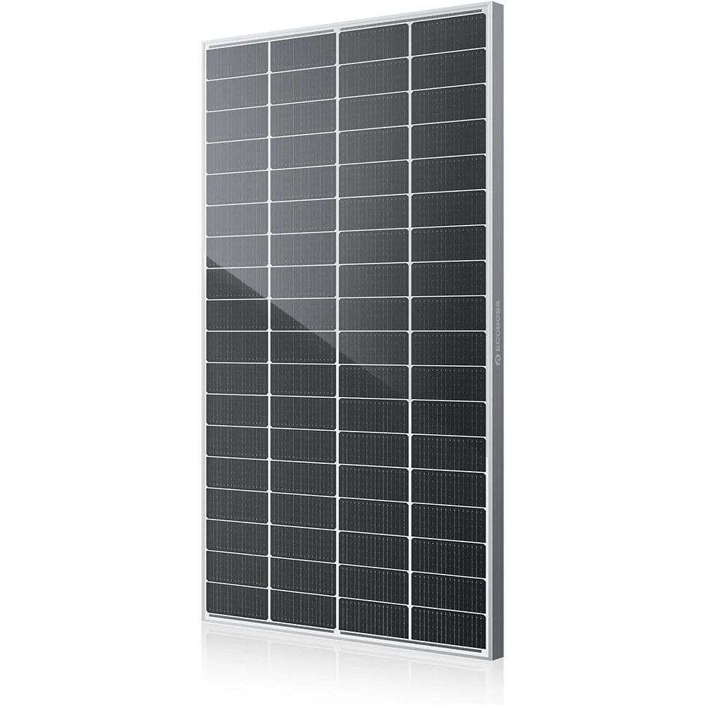 ECOBOSS 200 Watt Solar Panels N-Type Monocrystalline 200W Solar Panel25.6% High Efficiency 12V 16BB Grade A+ Cells IP68 Waterproof for RV Marine Rooftop Farm Off-Grid Power Systems