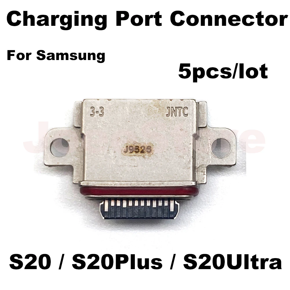 5 Stück USB-Ladeans chluss Buchse Dock-Anschluss für Samsung S23 S22 S10 S20 S21 Ultra S8 S9 plus Typ-C-Ladegerät Steckdose