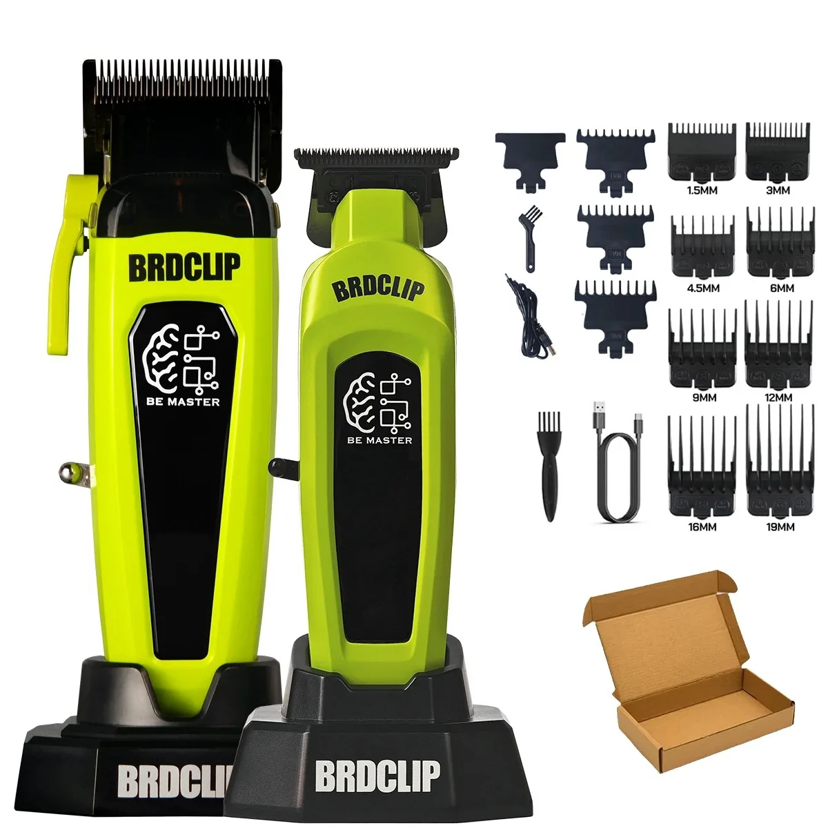 BRD 106 107 609 BRDCLIP Professioneller elektrischer Haarschneider Haarschneider DLC-Klinge mit Basis 7500 U/min 8000 U/min 7000 U/min Friseurset