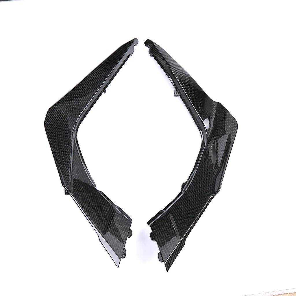 For Ducati Multistrada V2 2022+ 100% Pure Carbon Fiber Side Panelsbelow Seat Motorcycle Accessories Body Parts Under Fairing Kit