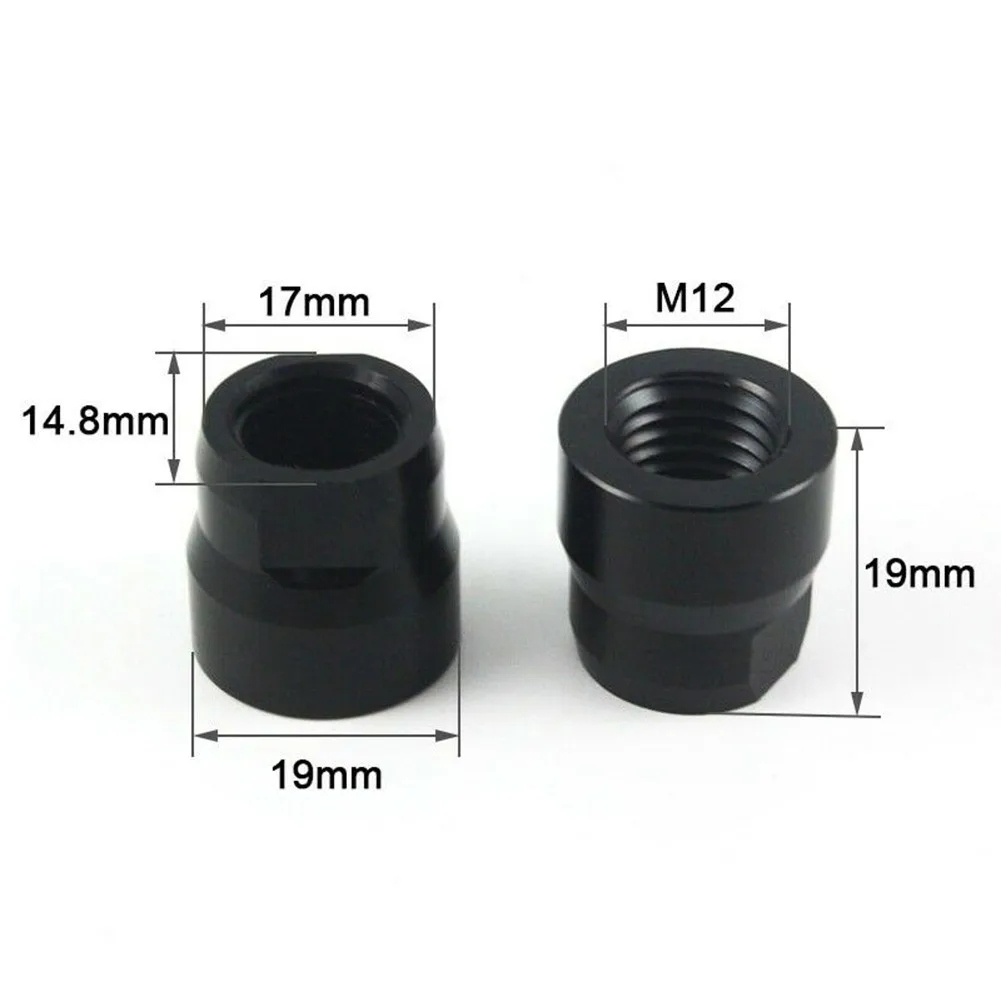 

Bike Bicycle Front Rear Thru Axle Cap Nut M15xP1 5mm Designed for Hub Tube Shaft Secure Installation in Bike Wheels