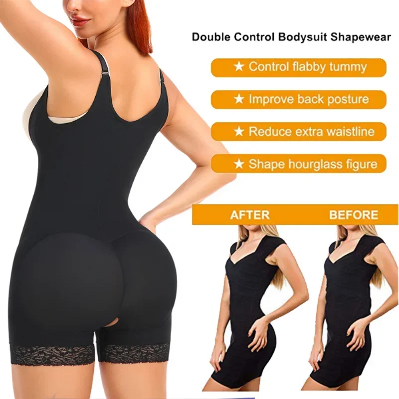 Women Full Bdoy Shapers Slimming Waist Slim Sheath Belly Compression Garment Tummy Full Bodysuits Shapewear Fajas