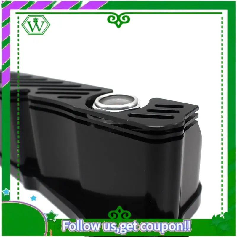 AC34-Aluminum Clear Visible Oils Bottom Potn Oils Bottom Potn For VESPA GTS250 300 GTV HPE 2019-2022 Black