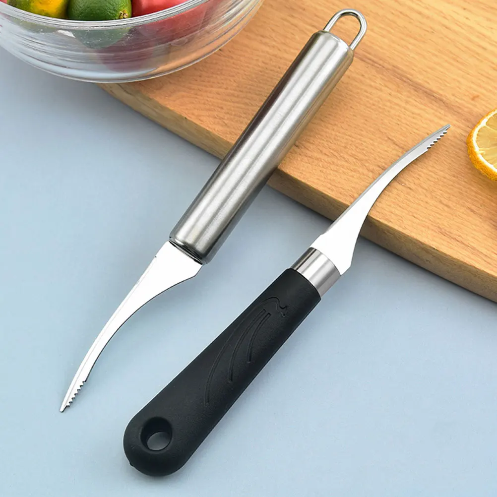 

2pcs Shrimp Line Stainless Steel Kitchen Tool Compact Lightweight Easy Storage Practical Cleaner for Home Restaurant