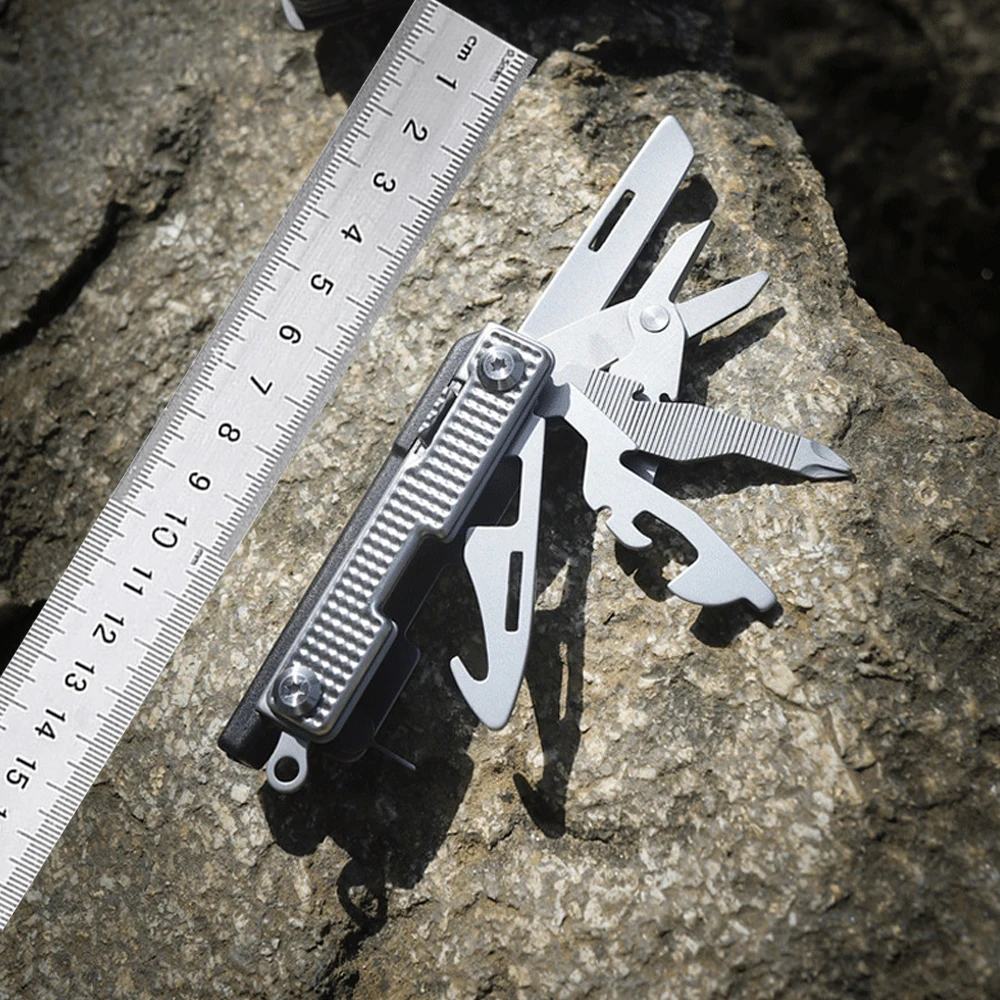 12 In 1 Folding Knife 5Cr15Mov Steel Multitool Pocket Knife EDC Portable Multipurpose Hand Tools Outdoor Survival Gadgets