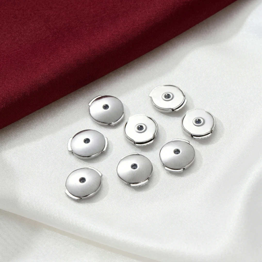8 Stück 14K vergoldete Sicherheits-Ohrstecker-Verschlüsse, hypoallergene, sichere Ersatz-Ohrstecker-Verschlüsse für Ohrstecker mit Kerbe – Detail 3