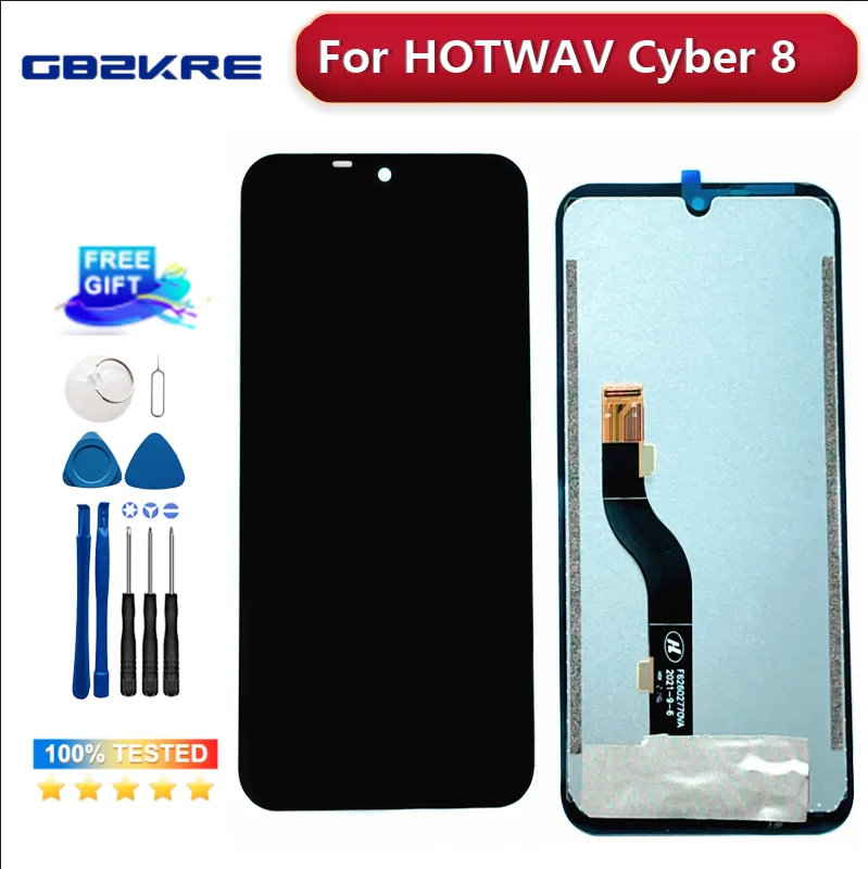 Original For HOTWAV Cyber 8 LCD Display Touch Screen Digitizer Assembly 100% New LCD Touch Digitizer