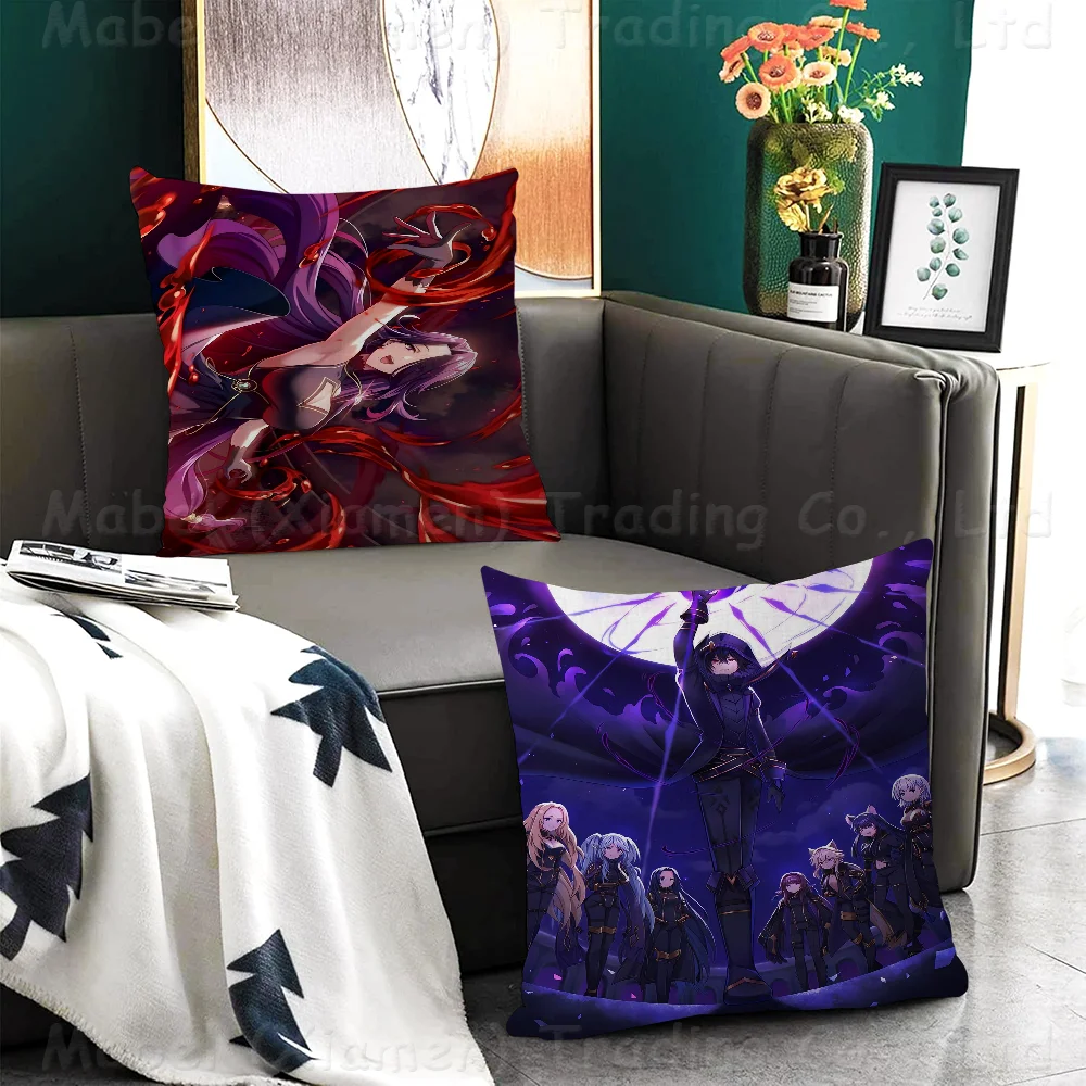 The E-Eminence In Shadow Pillow Covers Cartoon Sofa Decorative Home Double-sided Printing Short Plush Cute Cushion Cover