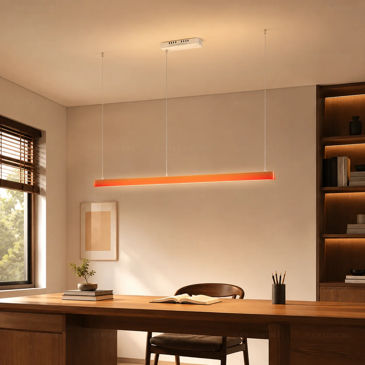 Sunset Pendant Light Minimalist Mid Century American Dimmable Lamp Apartment Kitchen Island Desk Art Hanging Lighting Home Decor