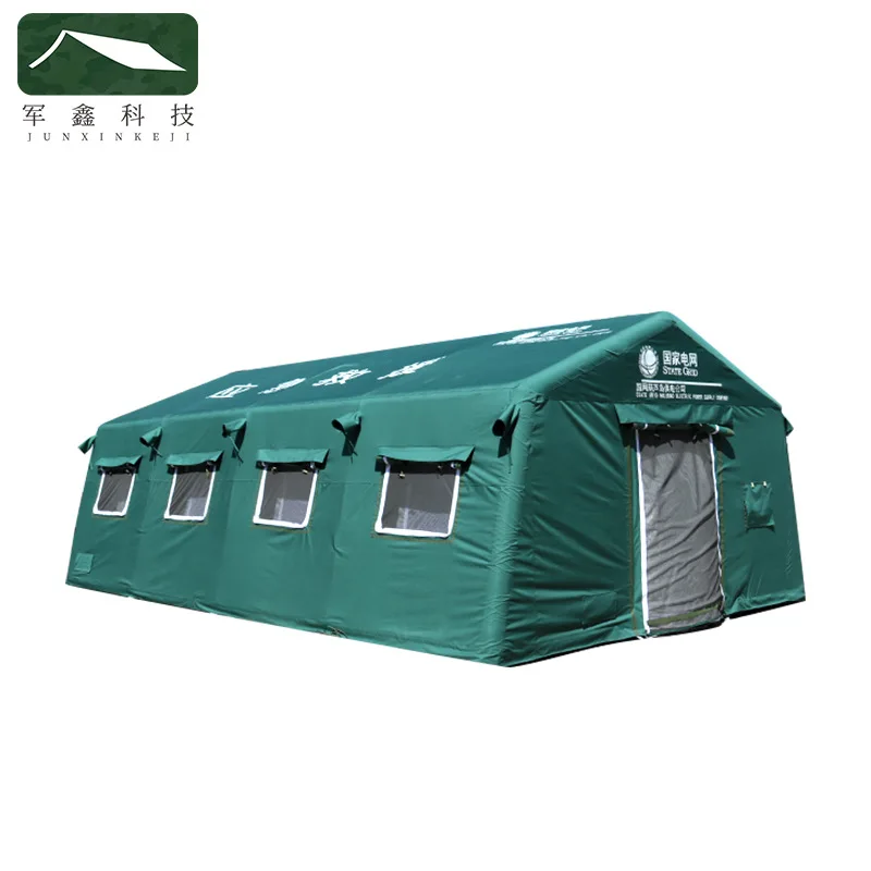 

Junxin Inflatable Tent Outdoor Large National Power Grid Rescue 60 Square Meter Emergency Rescue Tent Factory