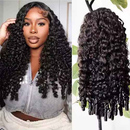 Burmese Curly Wig Human Hair Deep Wave Lace Front Wigs 13X6 Hd Lace Frontal Wig 40 Inch Brazilian Original Wigs For Black Women - Image 7
