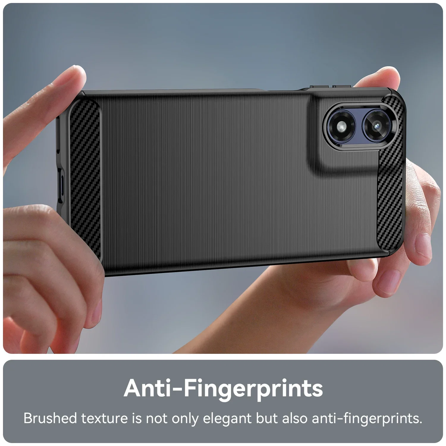 Picture 6: Case For Motorola G Play 2024 Case Silicone TPU soft Carbon Cover for Moto G Play 2024 Funda Capas Coque