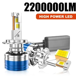 H7 H4 H11 LED Headlight High Power 8580 CSP Canbus 9005 HB3 9006 HB4 Turbo Lamp 6000K 30000LM for Car 12V 24V Auto Lamp Bulb