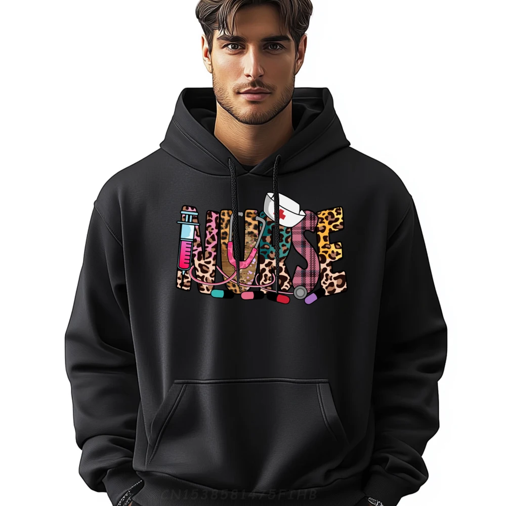 

Nurse Nure`S Day Week Nurse Life Mens Clothing Autumn Hoodie Long Sleeve Pullover Hoodie For Men