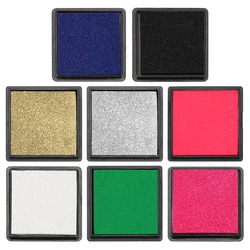 DIY Scrapbooking Inkpad Set Stationery with Gradient Colour Cartoon for School Teachers Students Decorative Stamps