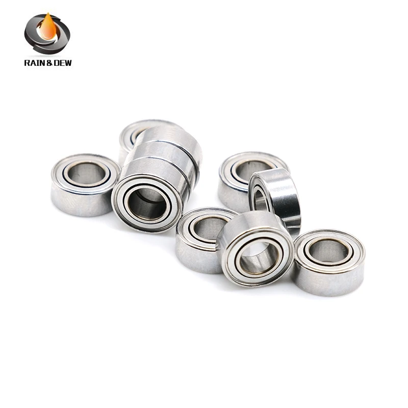 10Pcs SMR105ZZ  ABEC-7 5x10x4 mm Stainless Steel Ball Bearing  Miniature MR105 Ball Bearings